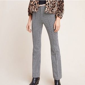 The Essential Trouser Anthropologie SIZE 0 houndstooth